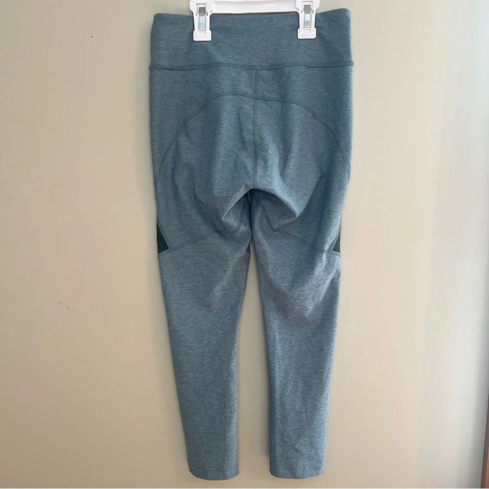 OUTDOOR VOICES Two Tone Hunter Green/Slate Leggings XS